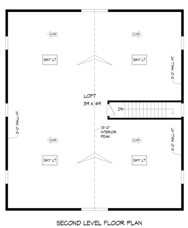 Country Floor Plan - Upper Floor Plan #932-782