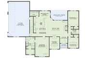 Traditional Style House Plan - 3 Beds 2 Baths 2471 Sq/Ft Plan #17-3274 Floor 