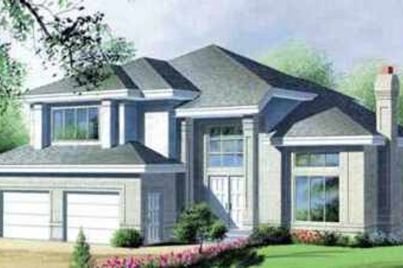 Traditional Style House Plan - 3 Beds 2.5 Baths 2676 Sq/Ft Plan #25-2249