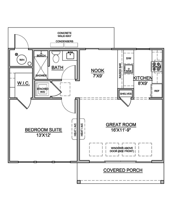 Farmhouse Floor Plan - Main Floor Plan #1073-42