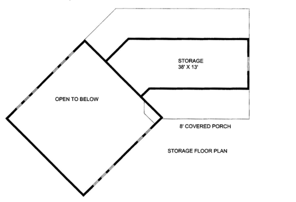 Bungalow Floor Plan - Upper Floor Plan #117-677