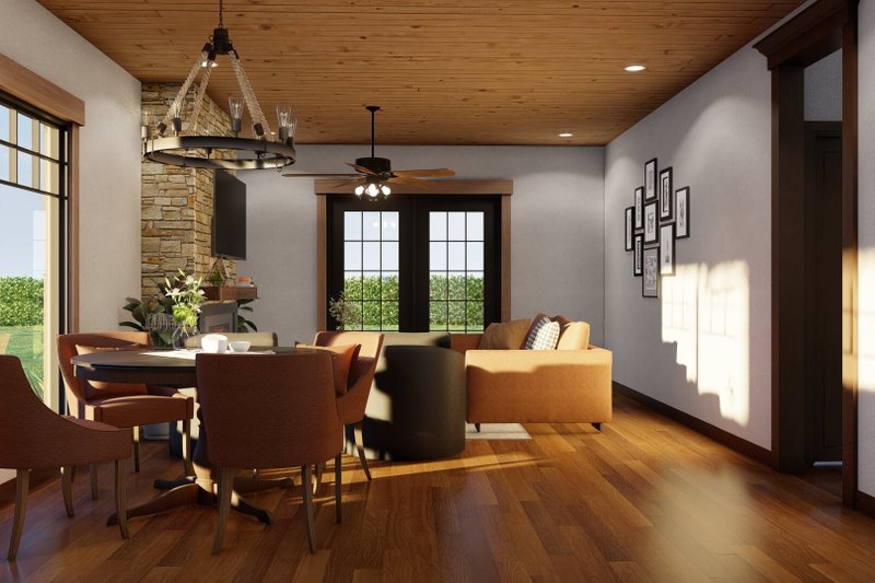 Dream House Plan - Interior - Family Room 2 for Craftsman House Plan #17-2221 - 3 bed, 2.5 bath