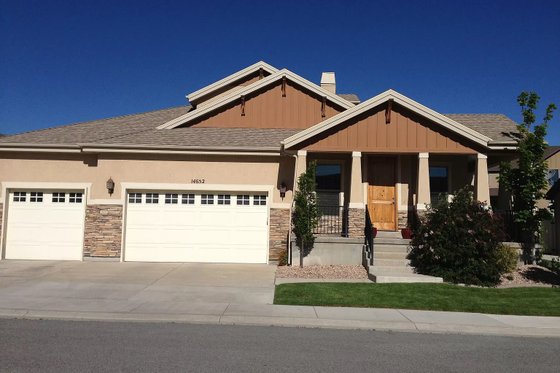 Exterior - Front Elevation 4 for Craftsman House Plan #1060-102 - 3 bed, 2.5 bath