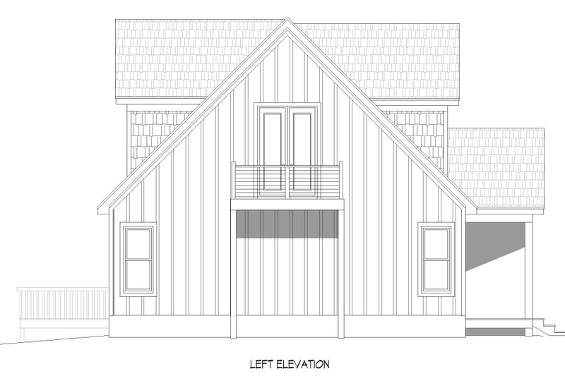 Home Plan - Exterior - Other Elevation for Traditional House Plan #932-446 - 3 bed, 2 bath