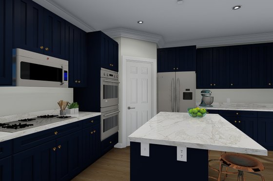 Interior - Kitchen 3 for Traditional House Plan #1060-67 - 3 bed, 2 bath