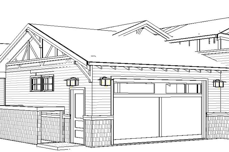 Home Plan - Exterior - Other Elevation 1 for Craftsman House Plan #895-164 - 3 bed, 2 bath