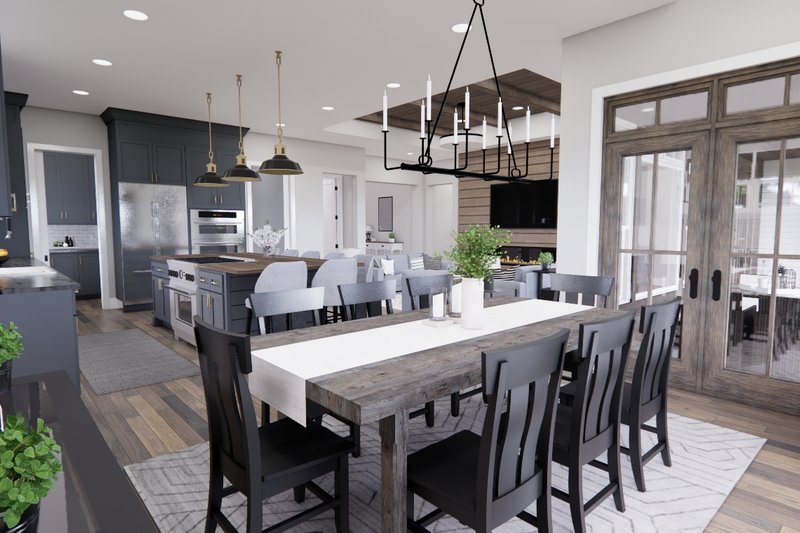 Dream House Plan - Interior - Dining Room 1 for Farmhouse House Plan #51-1237 - 3 bed, 2.5 bath