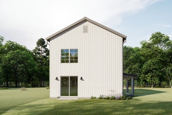 Exterior - Other Elevation 5 for Barndominium House Plan #1092-25 - 3 bed, 2 bath