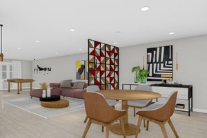 Interior - Other 3 for Ranch House Plan #1060-9 - 5 bed, 3 bath