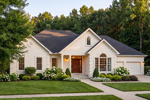 Dream House Plan - Exterior - Front Elevation for European House Plan #406-200 - 3 bed, 2 bath