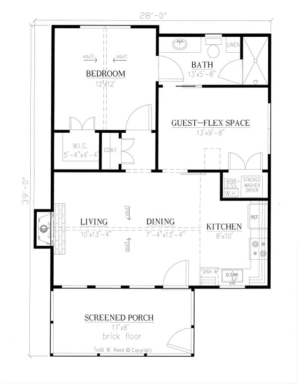 Dream House Plan - Country Floor Plan - Main Floor Plan #437-98