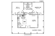Southern Style House Plan - 2 Beds 2 Baths 1764 Sq/Ft Plan #8-309 