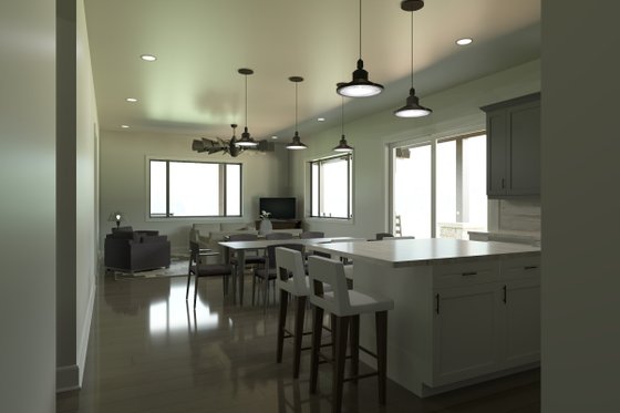 Interior - Kitchen for Farmhouse House Plan #1069-25 - 2 bed, 2 bath