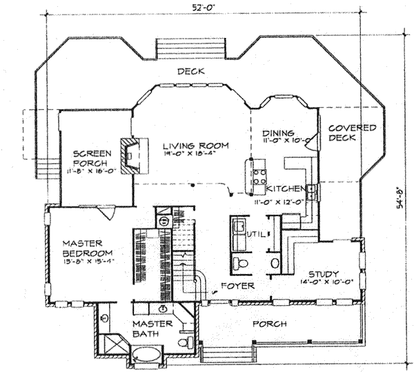 Farmhouse Floor Plan - Main Floor Plan #140-120