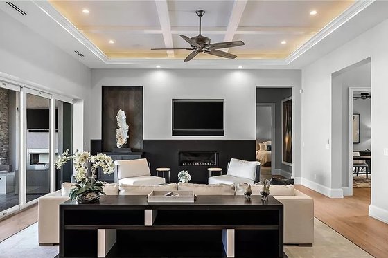 Interior - Family Room 2 for Contemporary House Plan #548-57 - 5 bed, 5 bath