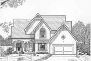 Traditional Style House Plan - 4 Beds 2.5 Baths 2380 Sq/Ft Plan #6-132 