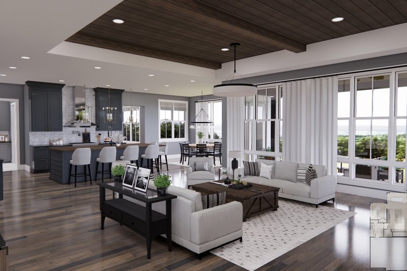 Dream House Plan - Interior - Family Room 2 for Traditional House Plan #51-1224 - 2 bed, 2 bath