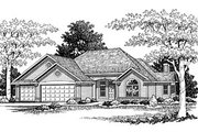 Traditional Style House Plan - 3 Beds 2.5 Baths 1892 Sq/Ft Plan #70-230 