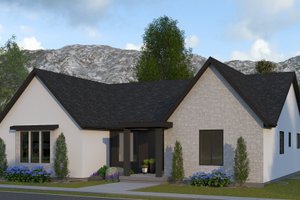 Dream House Plan - European Exterior - Front Elevation Plan #1060-443