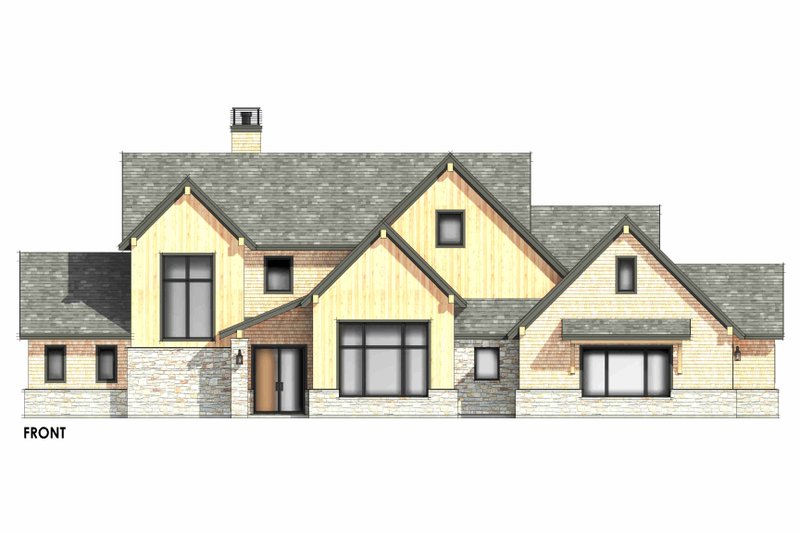 Home Plan - Exterior - Front Elevation 8 for Craftsman House Plan #1096-194 - 5 bed, 5.5 bath