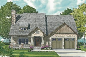 Craftsman Exterior - Front Elevation Plan #453-10