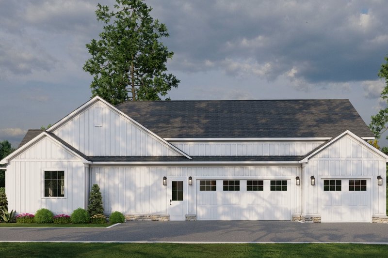 House Design - Exterior - Other Elevation for Farmhouse House Plan #923-381 - 3 bed, 2.5 bath