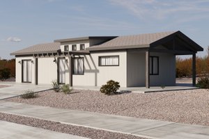 Farmhouse Exterior - Front Elevation Plan #1106-43