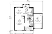 Traditional Style House Plan - 3 Beds 1.5 Baths 1964 Sq/Ft Plan #25-4257 
