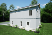 Craftsman Style House Plan - 2 Beds 1.5 Baths 868 Sq/Ft Plan #1116-29 Exterior 