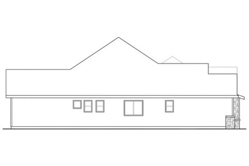 Home Plan - Exterior - Other Elevation for Craftsman House Plan #124-840 - 3 bed, 2.5 bath