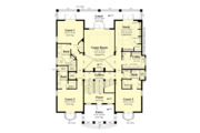 European Style House Plan - 4 Beds 4.5 Baths 5045 Sq/Ft Plan #930-505 