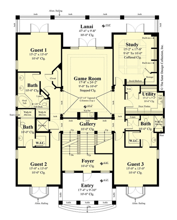 Home Plan - European Floor Plan - Main Floor Plan #930-505