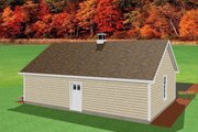 Traditional Style House Plan - 0 Beds 0 Baths 864 Sq/Ft Plan #75-212 