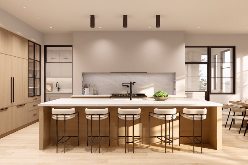 House Blueprint - Interior - Kitchen for Farmhouse House Plan #1114-15 - 5 bed, 5.5 bath