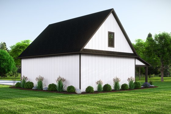 Exterior - Rear Elevation for Country House Plan #1064-308 - 1 bed, 1 bath