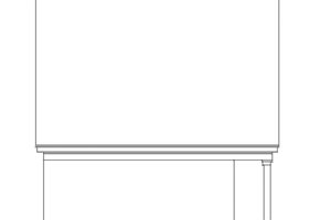 Exterior - Rear Elevation for Farmhouse House Plan #81-449 - 3 bed, 2.5 bath