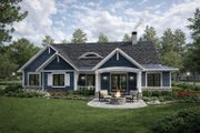Ranch Style House Plan - 4 Beds 3 Baths 2252 Sq/Ft Plan #928-358 Exterior 