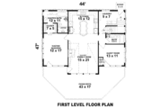 House Plan - 3 Beds 3 Baths 1532 Sq/Ft Plan #81-13783 