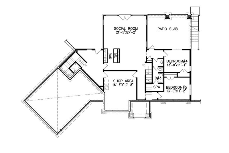 Dream House Plan - Floor Plan - Other Floor for Farmhouse House Plan #54-480 - 3 bed, 3 bath