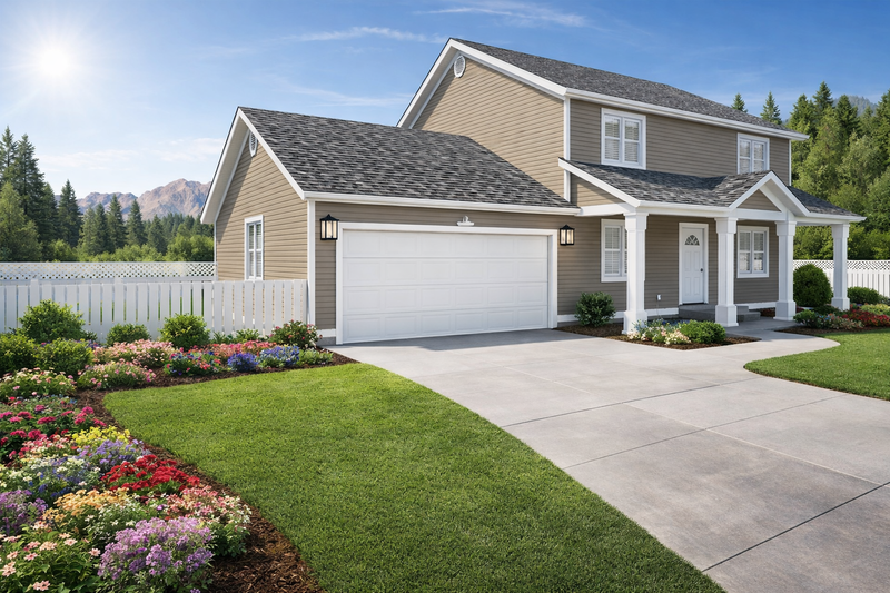 House Blueprint - Exterior - Front Elevation 3 for Farmhouse House Plan #1060-442 - 3 bed, 2.5 bath