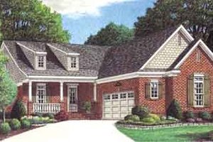 Traditional Exterior - Front Elevation Plan #34-205