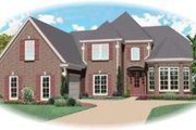 European Style House Plan - 4 Beds 3 Baths 3049 Sq/Ft Plan #81-1075 