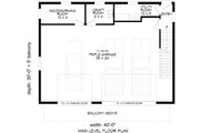 Contemporary Style House Plan - 2 Beds 1.5 Baths 1474 Sq/Ft Plan #932-1087 