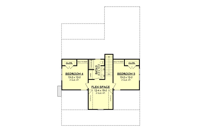 House Plan Design - Floor Plan - Upper Floor for Farmhouse House Plan #430-198 - 4 bed, 3 bath