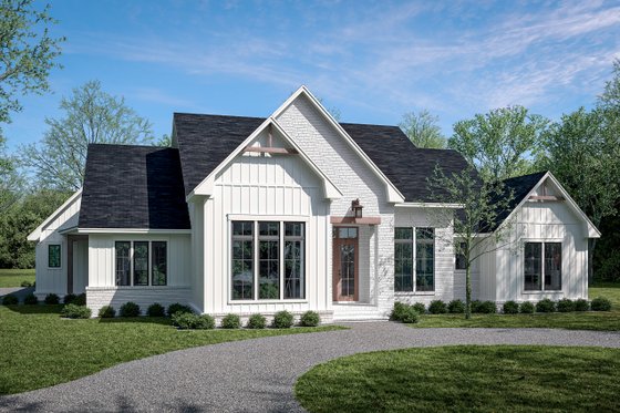 Exterior - Front Elevation 6 for Farmhouse House Plan #430-334 - 4 bed, 3.5 bath