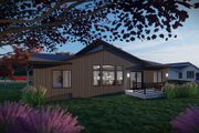 Modern Style House Plan - 3 Beds 2 Baths 1583 Sq/Ft Plan #70-1545 