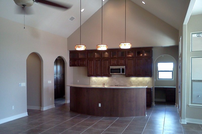 Architectural House Design - Interior - Kitchen for European House Plan #20-2437 - 3 bed, 3 bath