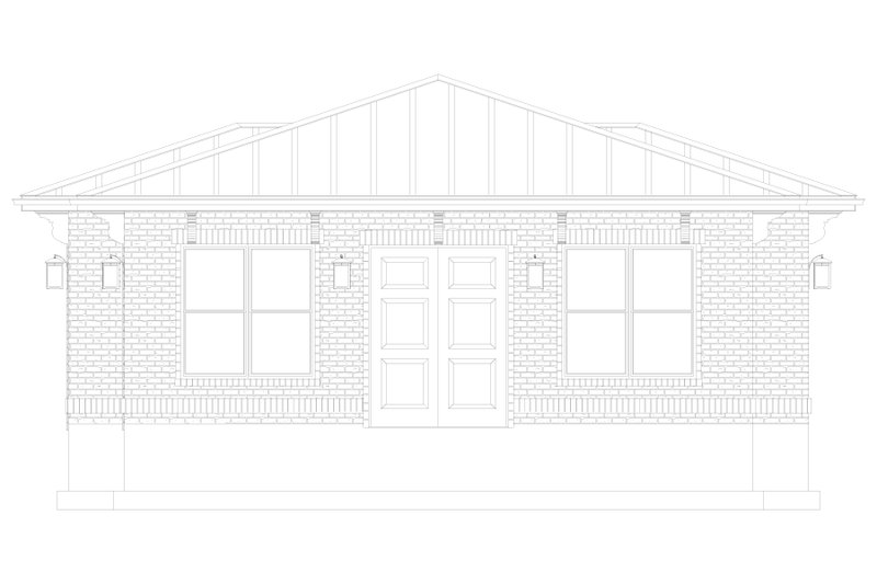 Home Plan - Exterior - Other Elevation 1 for Traditional House Plan #1060-373, 0 bath