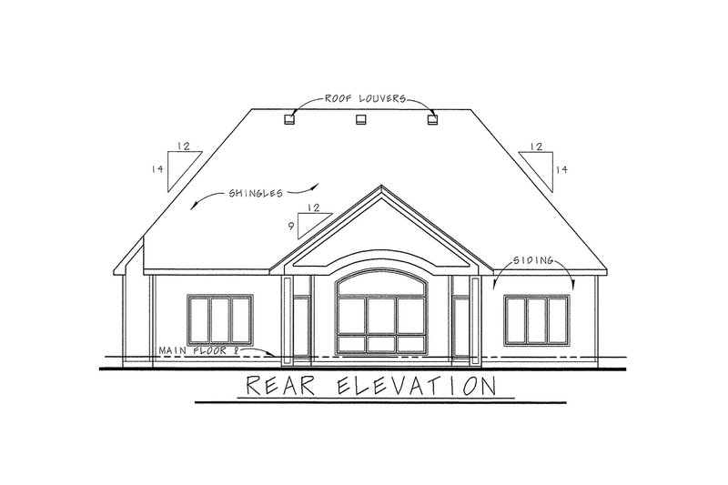 Dream House Plan - Exterior - Front Elevation 3 for European House Plan #20-2046 - 2 bed, 2 bath