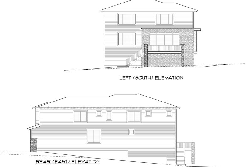 Dream House Plan - Exterior - Other Elevation 2 for Traditional House Plan #1066-58 - 3 bed, 3.5 bath